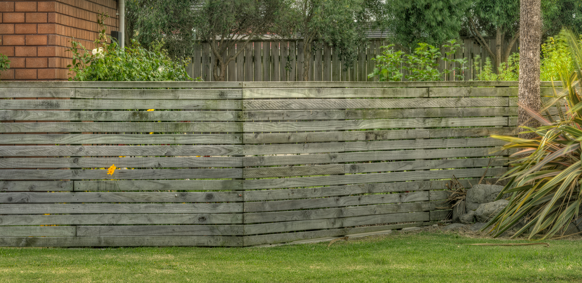 Raw Timber Fence